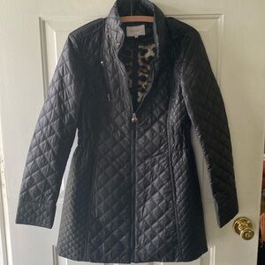 Black Quilted Women's Coat